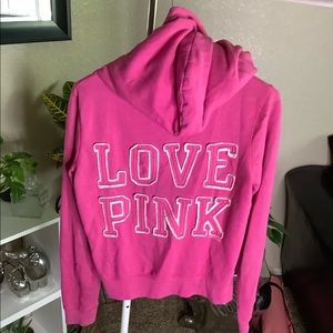 PINK Zip Up Hoodie